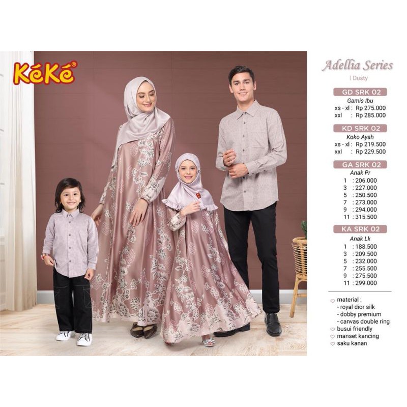 Sarimbit Keluarga Adellia Series by KeKe