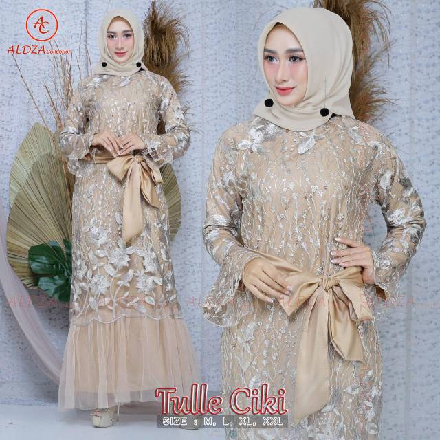 Set tulle gamis ciki