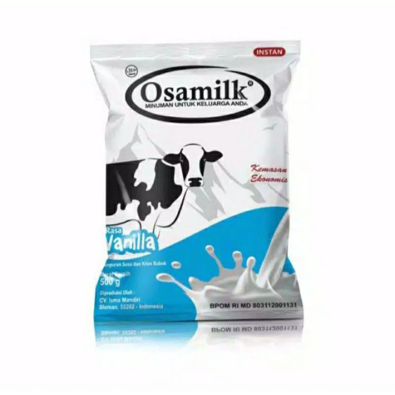 

susu Osamilk 500gr vanilla