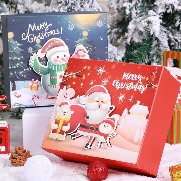 

PRCS KEREN [ BOX + BAG ] CHRISTMAS GIFT BOX THEME APPLE EVE PACKING DGFXG6563