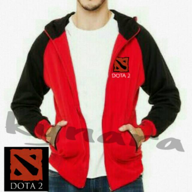 Jaket zipper raglan dota 2