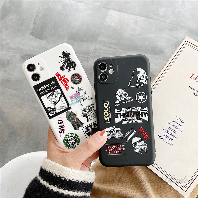 Casing Oppo A57 A17 A78 A17K A77 A76 A95 A12 A77s A54 A96 A15 A16 A58X A74 A94 A7 A53 A36 A15s A92 A52 A72 A9 A3S Star Wars Galaxy Edge Moon Star Love Heart Casing Handphone