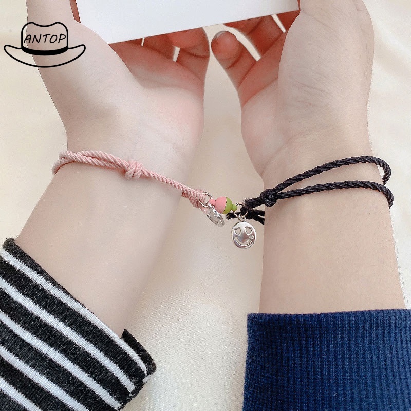 Gelang Magnet Pasangan Korea Lucu Aksesoris Hadiah Gelang ANTOP