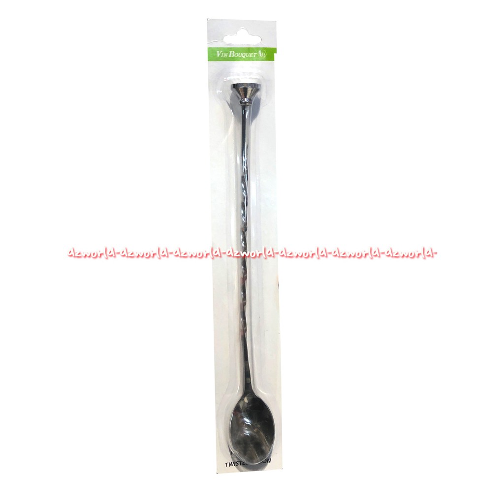 Vin Bouquet Twisted Spoon Sendok Panjang 30Cm Pengaduk