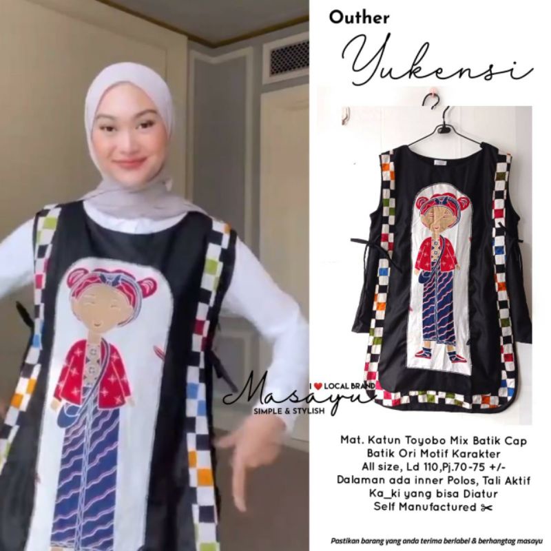 Outer Yukensi, batik karakter by Masayu