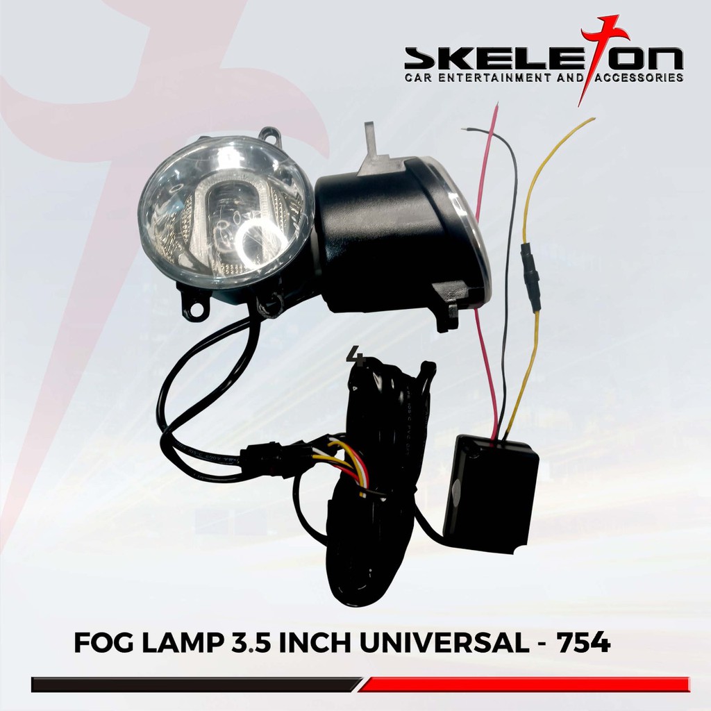 LAMPU KABUT FOG LAMP 3.5 INCH UNIVERSAL 754