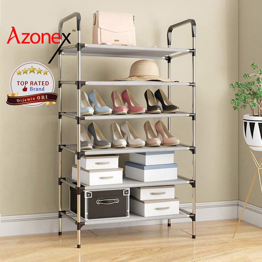  Rak  Serbaguna Rak  Sepatu  Portable Rak  Sepatu  Besi  Portable 