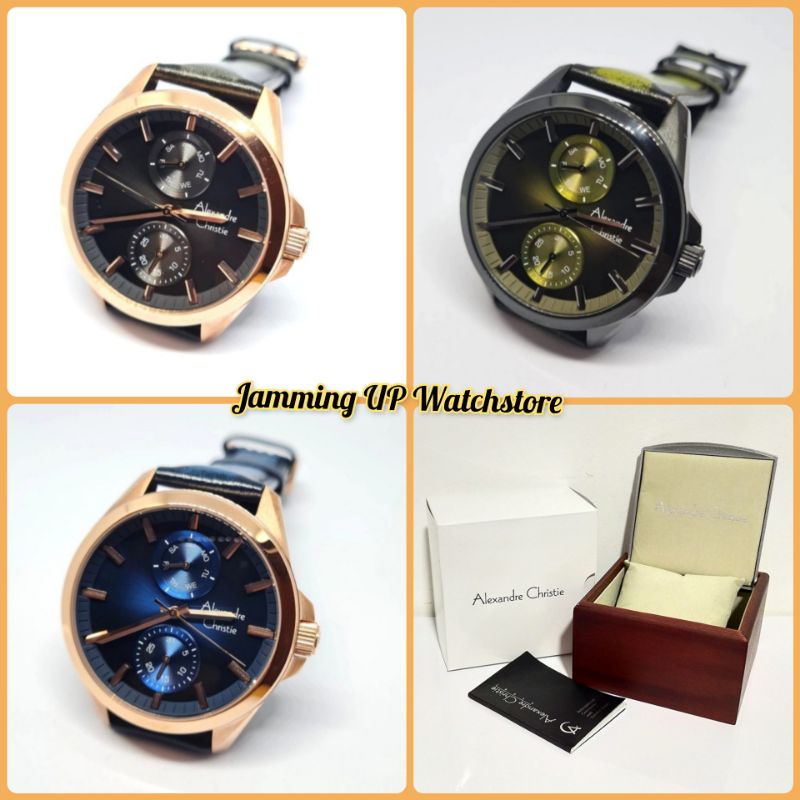 Jam Tangan Alexandre Christie Pria Original AC 6573 ac6573 Garansi Resmi Alexander Christie