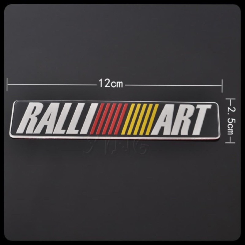 Ralliart Emblem Mobil Mitsubishi Alumunium Sheet Best Quality