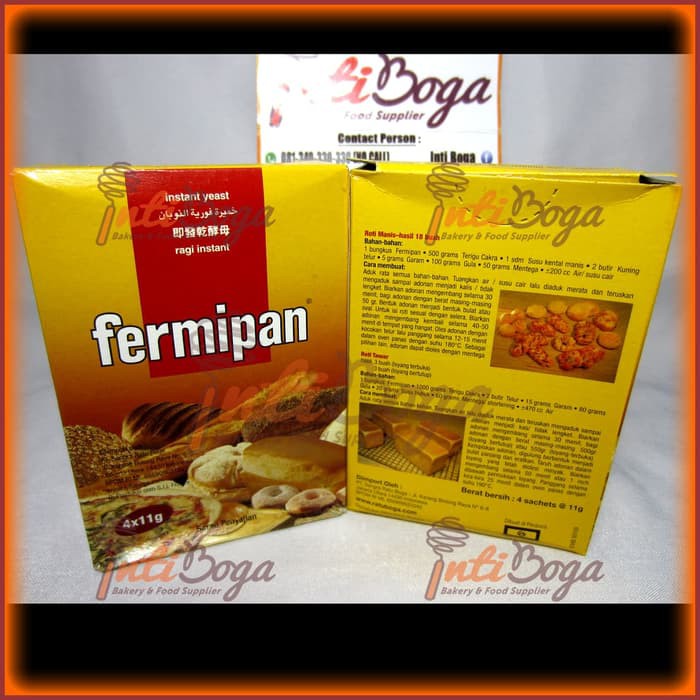 

FERMIPAN Ragi Instan 11gr (isi 4)