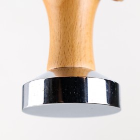 TAMPER KOPI ESPRESSO FLAT MODEL KAYU