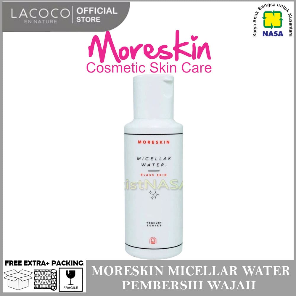 MICELLAR WATER - MORESKIN MICELLAR WATER - PEMBERSIH MAKE UP - PEMBERSIH WAJAH - CLEAN FACE MICELLAR