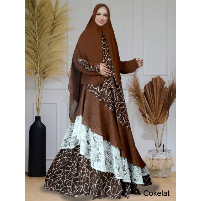 ORI mc Amora / fashion muslim / gamis wanita