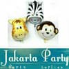 Balon Foil Kepala Jerapah / Girrafe Head Ballon / Balon Jerapah