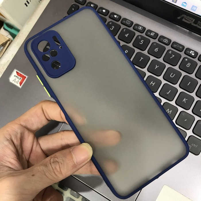 REDMI NOTE 10 4G PREMIUM BUMPER HYBRID DOVE CASE BAHAN ANTI PECAH