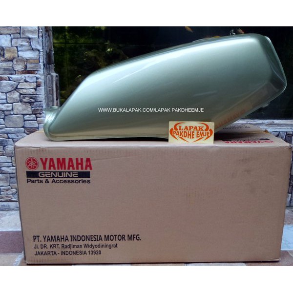 TANGKI RX KING ORIGINAL YAMAHA SILVER 29N F4110 00 P4  HARGA SUDAH TERMASUK PACKING KAYU