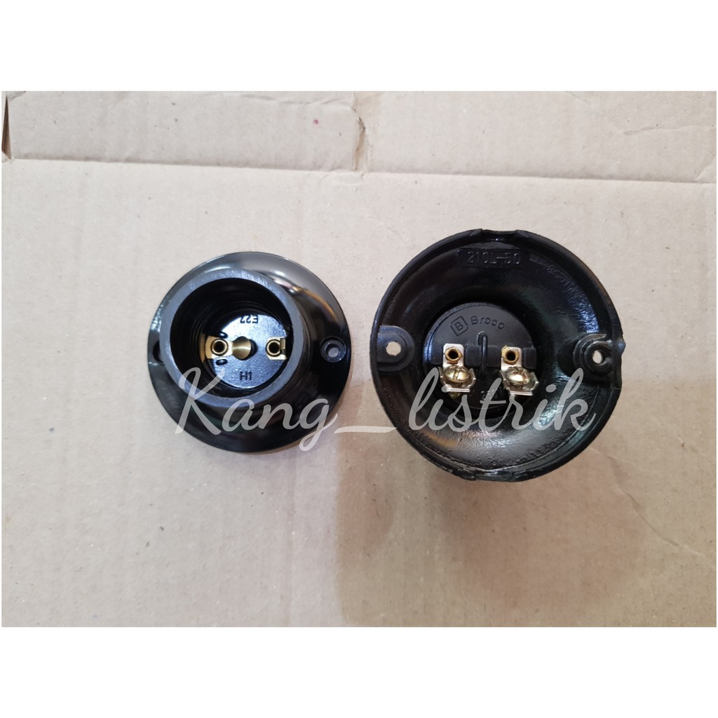Fitting Plafon Broco Hitam / Fitting Hitam Broco 210L