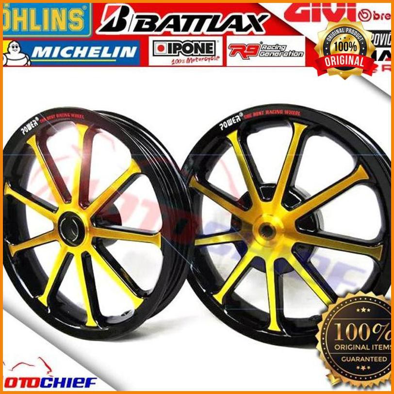 ´Rh„ Velg Racing Tapak Lebar Power Mio125 Mio 125 Mio M3 Sun - Putih ¥