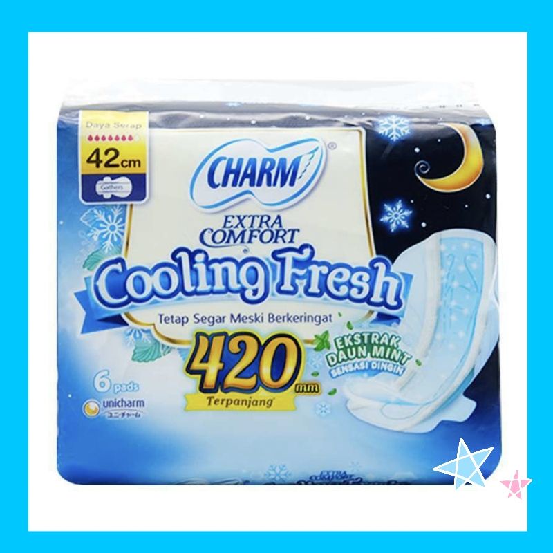 Charm Cooling Fresh 42 cm wing 6's