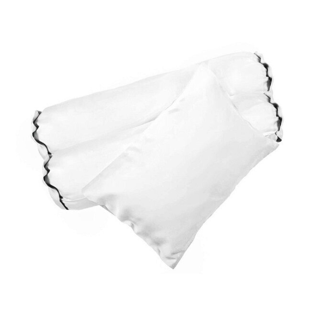 Cradle Doodle - Baby Pillow Cover Set WHITE