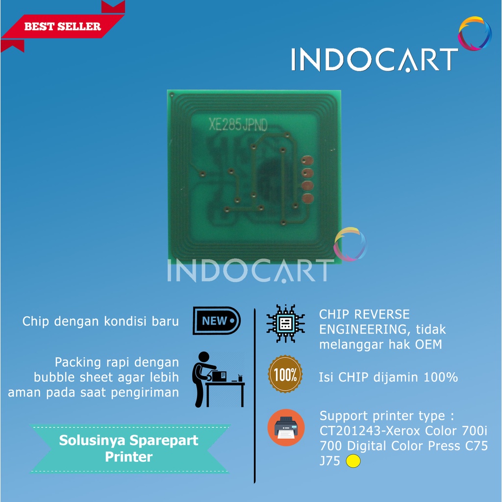 Chip CT201244 CT201245 CT201246-Xerox Color 700i 700 C75 J75-CMY-22K