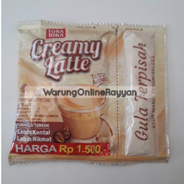 

Kopi Tora Bika Creamy Latte Sachet