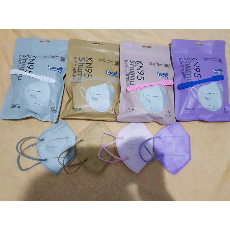 MASKER KN95 SHUMU 6PLY ISI 10PCS