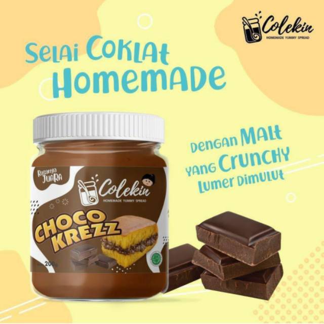 

Selai Kekinian / Selai Jaman Now / Selai Homemade / Selai Choco Krezx / Selai Ovomaltime / Selai