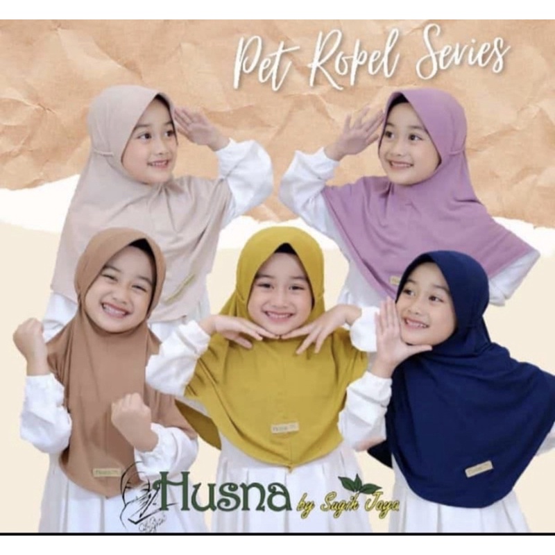 TERLARIS | Hijab Anak Pet Ropel (HUSNA KIDS)