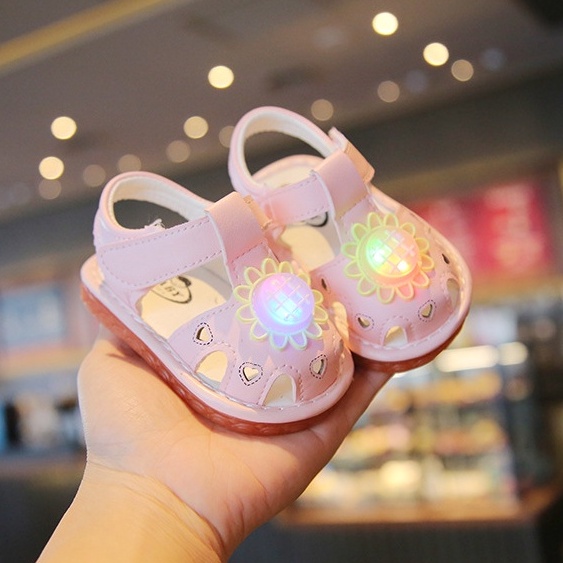 babyfit nov SHINING FLOWER sepatu citcit lampu anak baby sepatu belajar jalan import ty-611