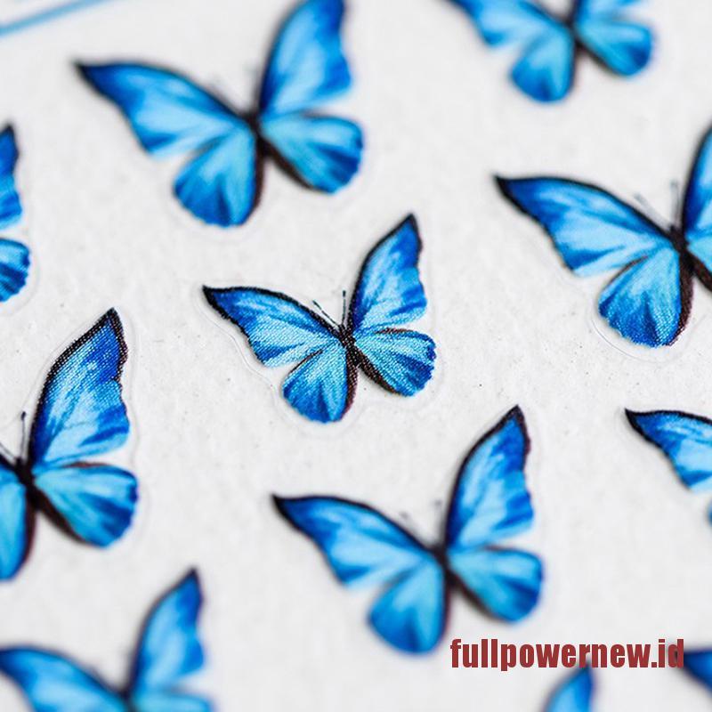 【COD】New Craft Sticker 5D Nail Art Sticker Ultra-thin Butterfly Nail Art Decoration