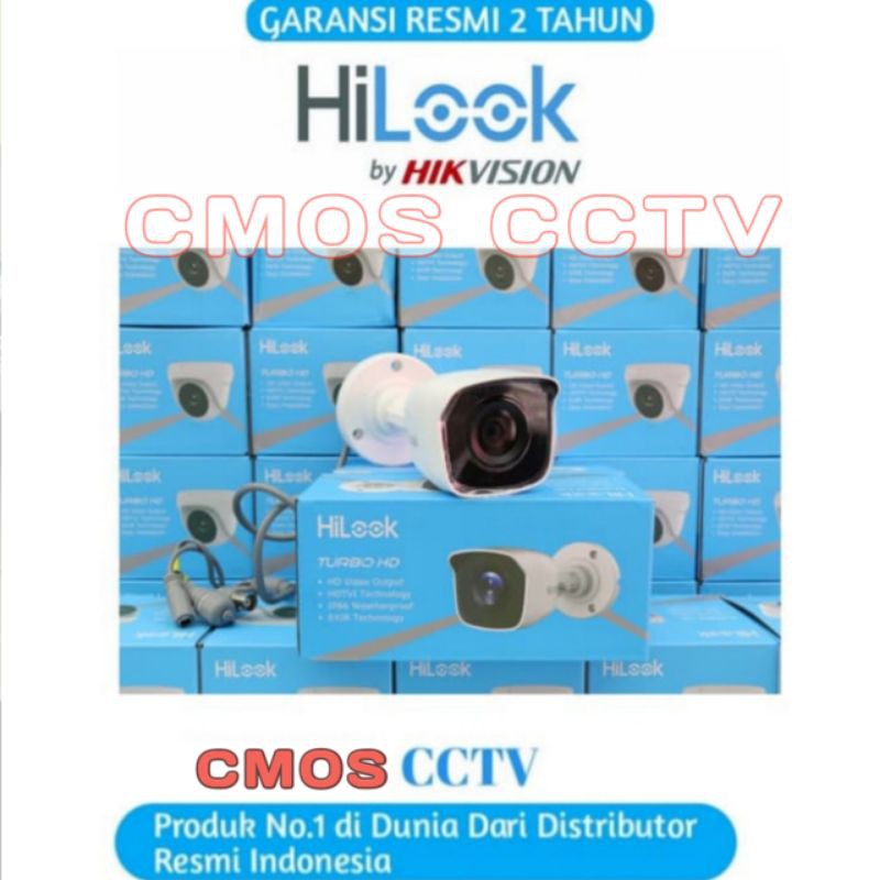 PAKET CCTV HILOOK 2MP 8 CHANNEL 5 CAMERA KOMPLIT+HDD 500GB