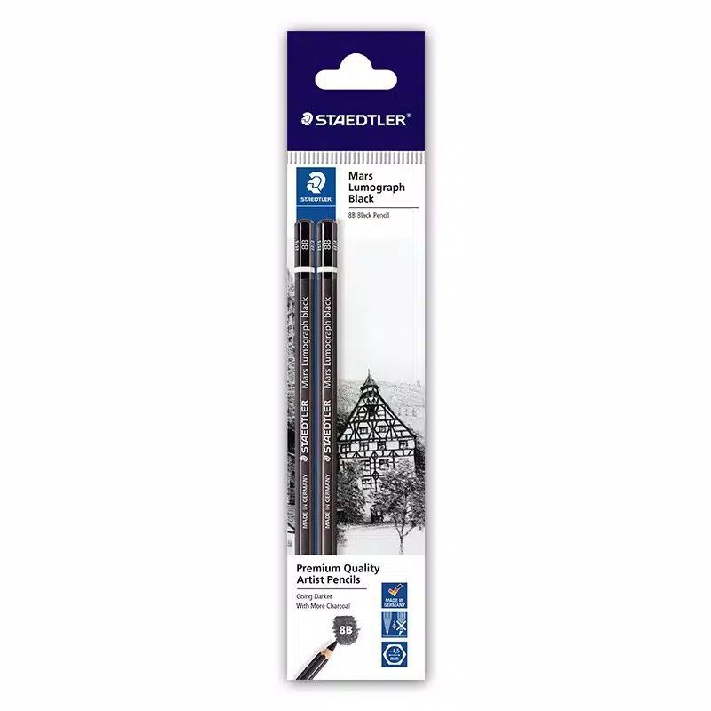 

Steadtler Mars Lumograph 8B Black - 2pcs