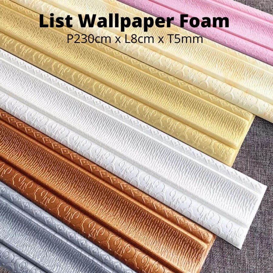 List Border Foam Ukuran 5cm X 2,3m / Ukuran 8cm X 2,3