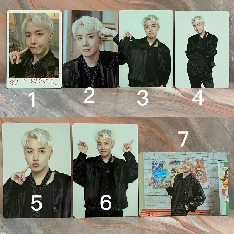 BTS Official Permission To Dance mini photocard MPC PTD PC Ready JHope J Hope Hobi