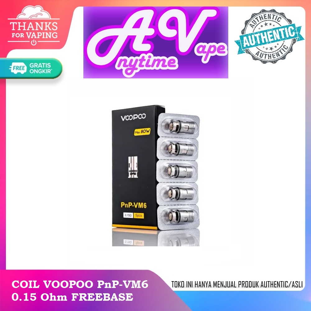 COIL VOOPOO PNP-VM Series ASLI 100% 1PCS