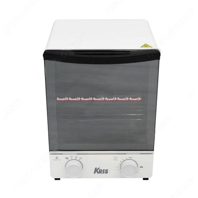 Kris Oven Vertical Toaster 12 Liter 800 W Alat Pemanggang Oven Menghangatkan Makanan Memanggang Krisbow Krischef Baking Bread Roti Warna Putih Ofen 12L