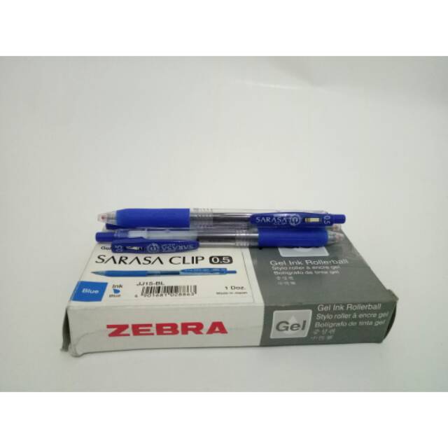 

Zebra Sarasa Clip Biru Tua