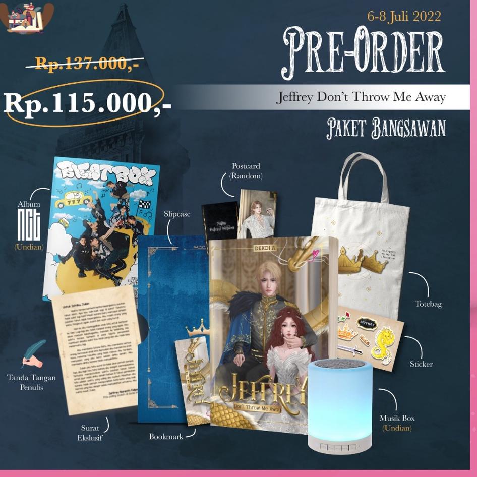 Serbuuuu.. Ready  Novel  JEFFREY DON’T THROW ME AWAY karya  Dekdi A