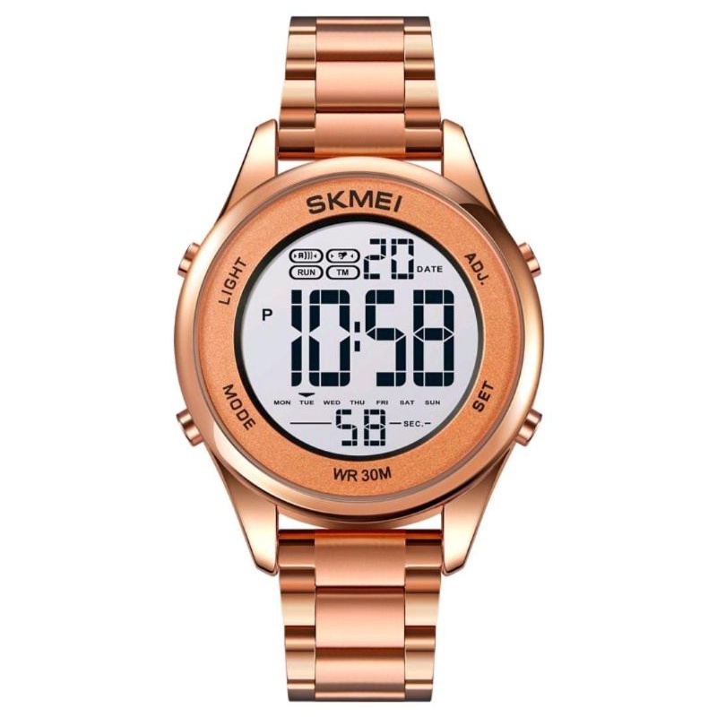 Jam Tangan SKMEI 1849 Jam Tangan Pria Wanita Digital Sport Watch Tali Stainless Steel