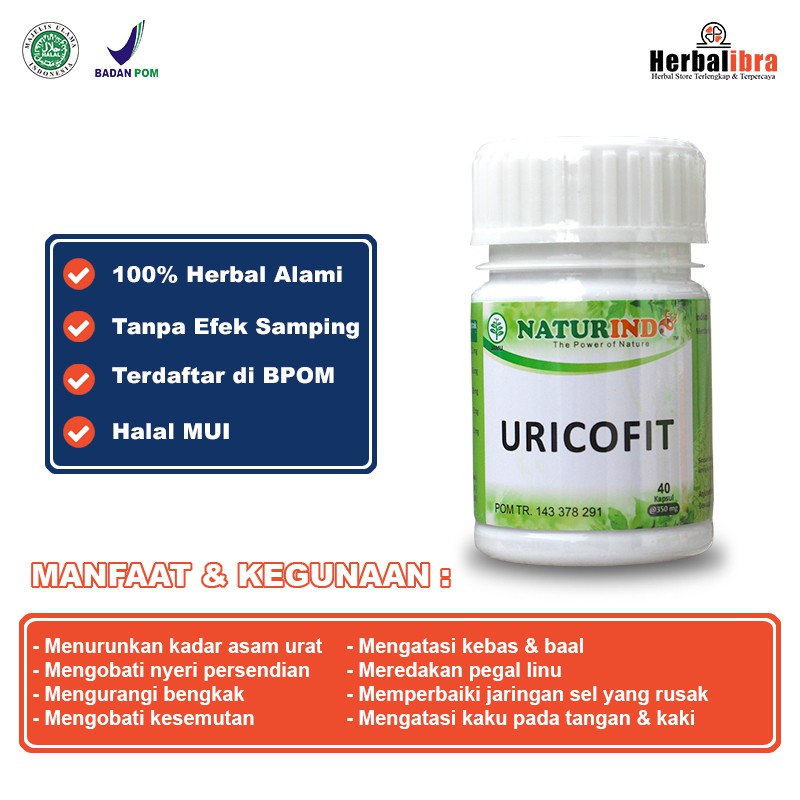 URICOFIT obat herbal asam urat dan nyeri sendi dengan gejala peradangan kesemutan kebas & baal-2