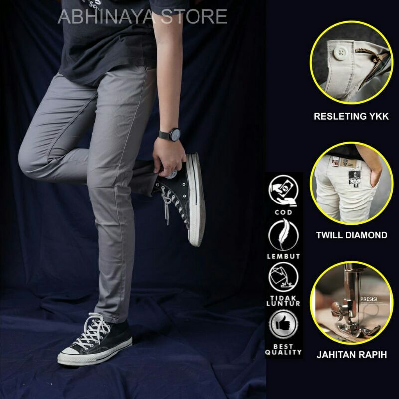 celana panjang pria chino cino chinos termurah sz27-38