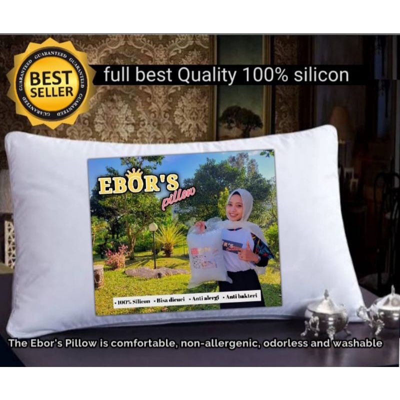 Bantal guling hotel isi 100% silikon grade A