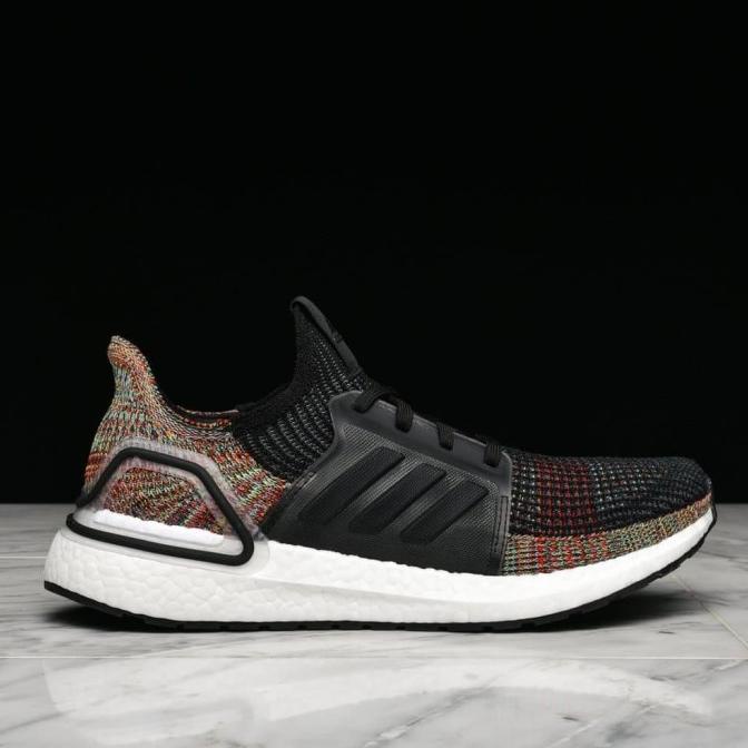 Adidas Ultra Boost 19 - Grey Black Multicolor Original Premium Sneaker