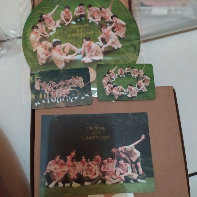 BENEFIT KTOWN SUMMER CAMP TREASURE 2021 + ACORDION CARD GROUP + HAND FAN SHARING