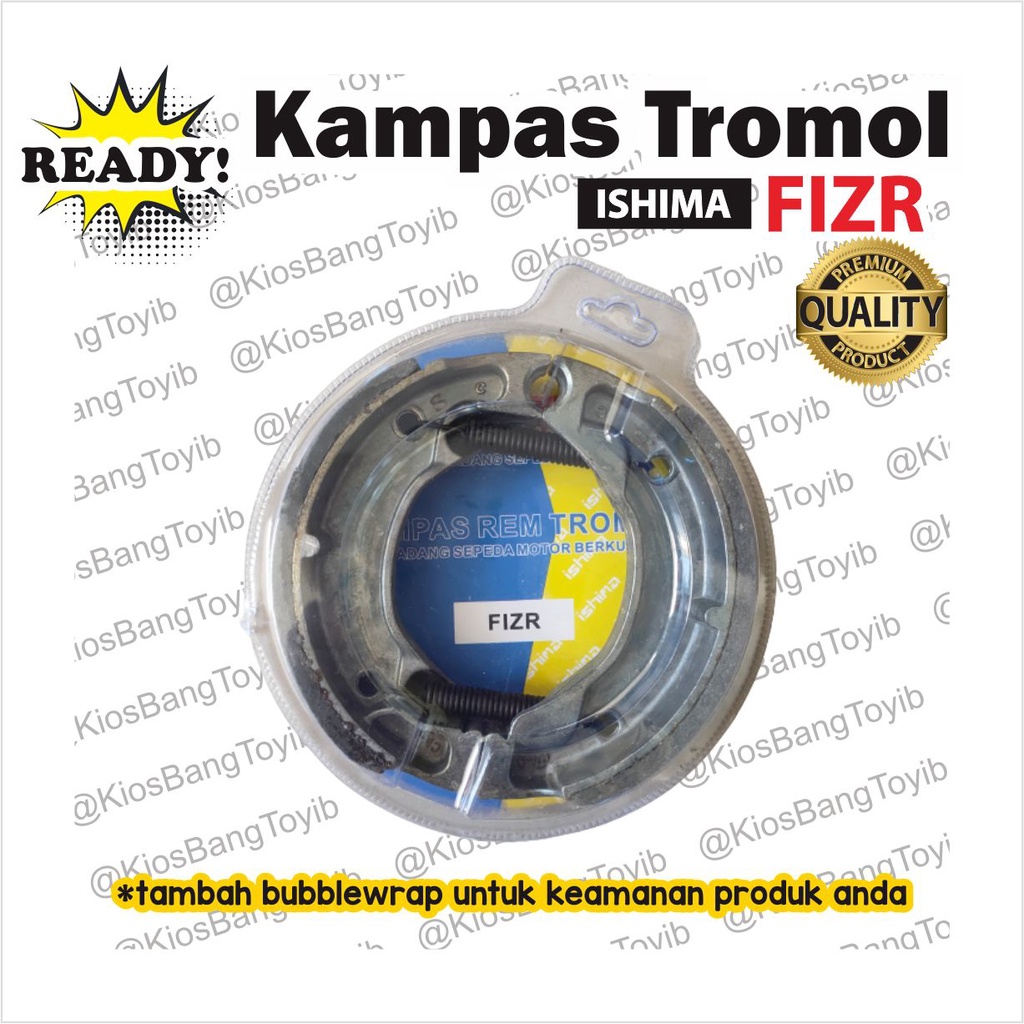 Kampas Rem Tromol Belakang Brake Shoe Yamaha FIZR F1ZR FIZ R (ISHIMA)