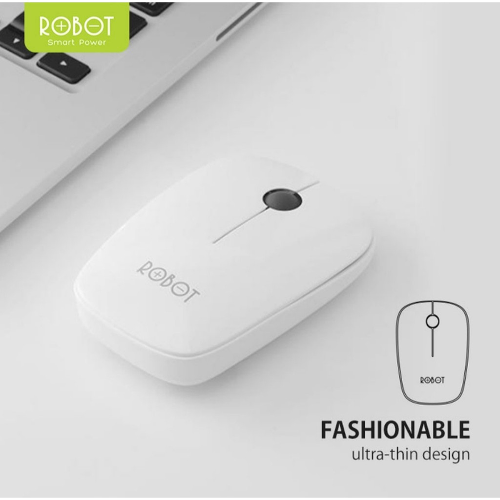 KHANZAACC MOUSE Robot M220 2.4G Wireless Optical Mouse Cherry Scroll Wheel