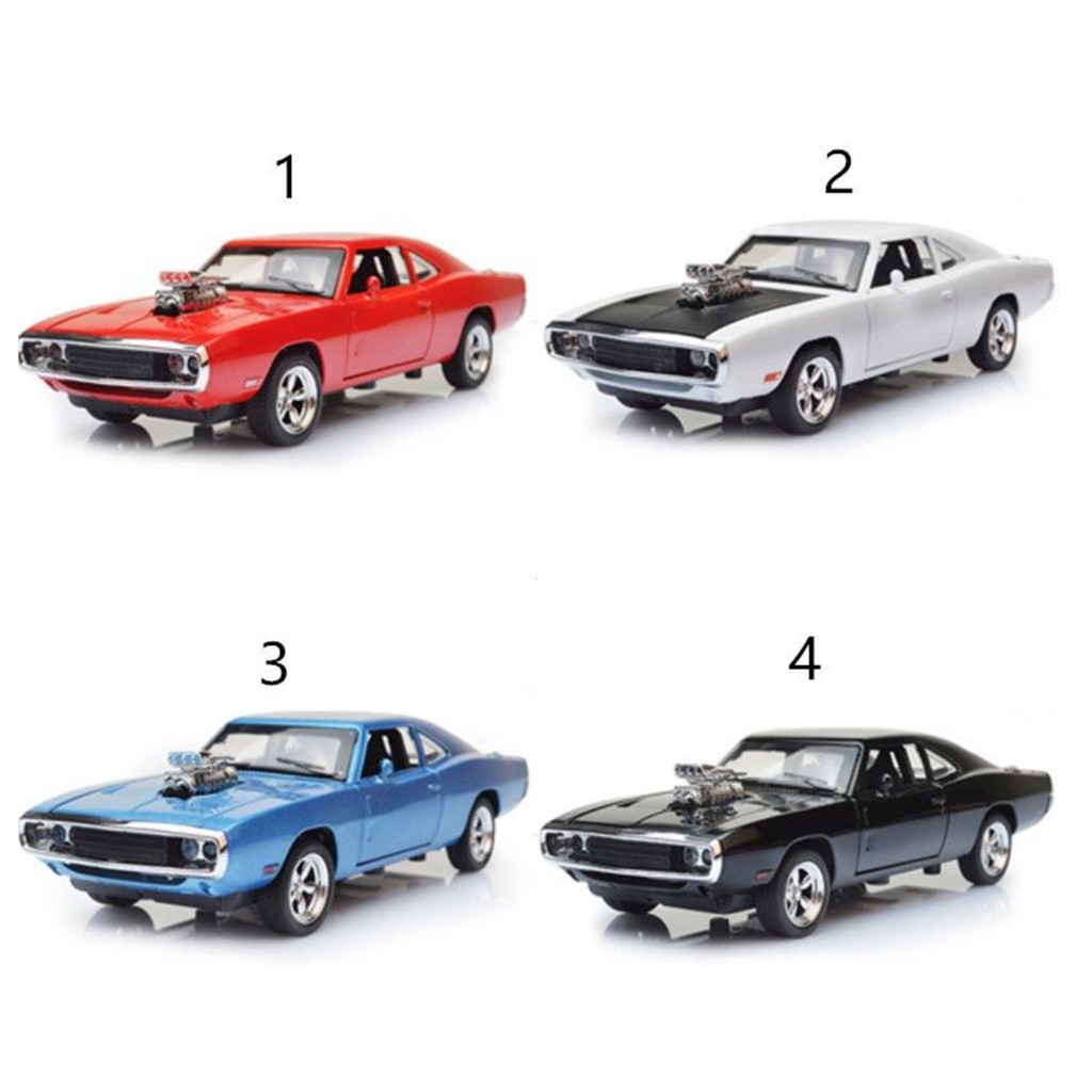 Diecast mobil Fast Furious Dodge Charger 1970 Miniauto Original 1:32 TOP MODEL METAL COLLECTION