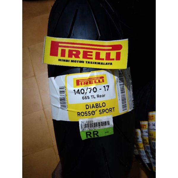 Pirelli diablo rosso sport 140/70-17 new baru 140 70 17