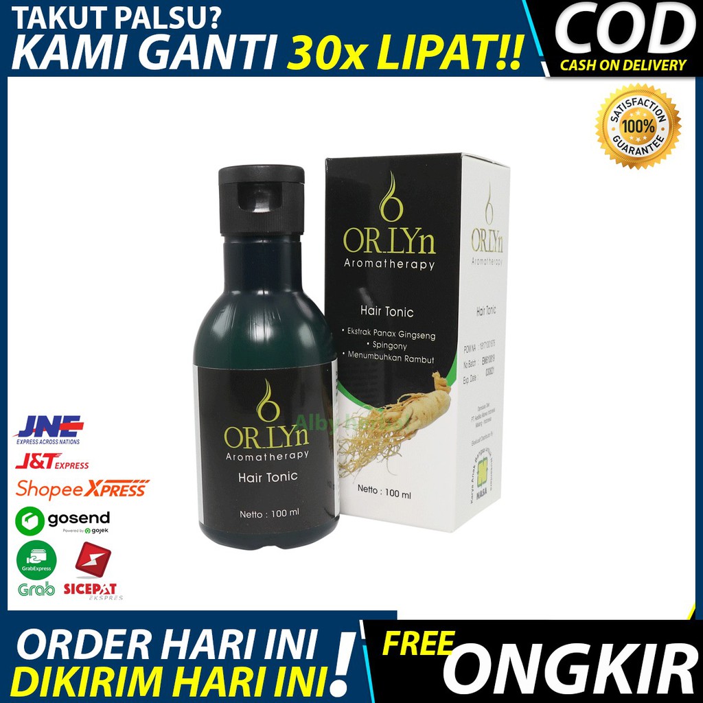 Orlyn Hair Tonic Aromateraphy - serum rambut rusak parah - serum perawatan rambut /serummataeyecare